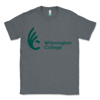 Charcoal Heather wilmington college Classic Tee - linhVisuals