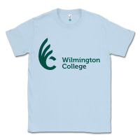 Dusty Blue wilmington college Classic Tee - linhVisuals