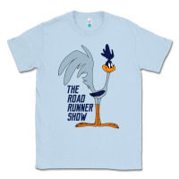 Dusty Blue The Road Runner Show Classic Tee - linhVisuals