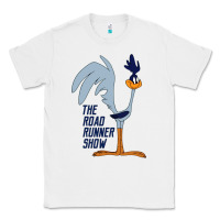 White The Road Runner Show Classic Tee - linhVisuals