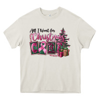 Cream all i want for christmas is cure Heavy Core Tee - FaDigitalArtStudio
