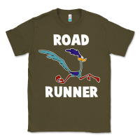 Army Green Road Runner Beep Beep Classic Tee - linhVisuals