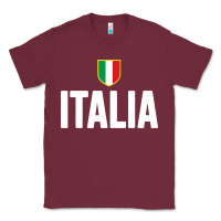Burgundy italia soccer jersey Classic Tee - linhVisuals