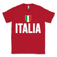 Red italia soccer jersey Classic Tee - linhVisuals