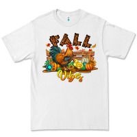 White Fall Vibes Premium Tee - CowhideDigitalArt