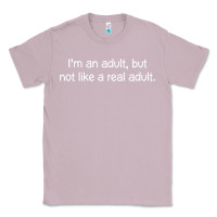Lilac i'm an adult, but not like Classic Tee - linhVisuals