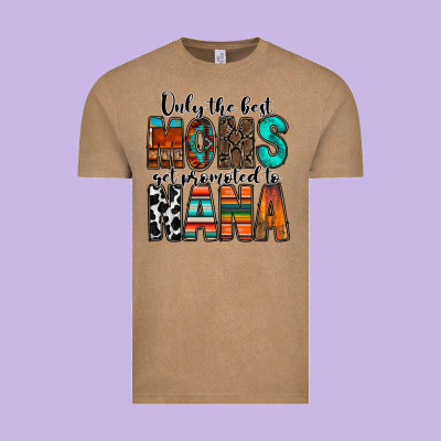 Only The Best Moms Get Promoted To Nana Vintage Tee Designed By Racoondesign