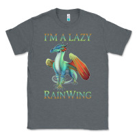 Charcoal Heather Chill Rainwing Dragon Retro Fan Tee Wings of Fire Classic Tee - linhVisuals