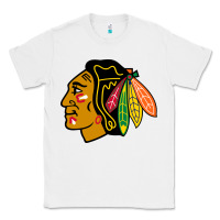 White the  blackhawks Classic Tee - linhVisuals