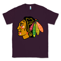 Plum the  blackhawks Classic Tee - linhVisuals