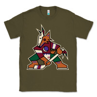 Army Green the  coyotes Classic Tee - linhVisuals