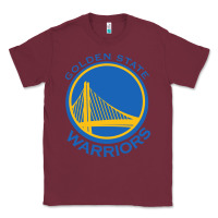 Burgundy Golden state Classic Tee - linhVisuals