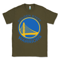 Army Green Golden state Classic Tee - linhVisuals