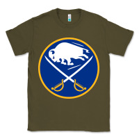 Army Green the sabres Classic Tee - linhVisuals