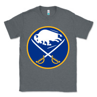 Charcoal Heather the sabres Classic Tee - linhVisuals
