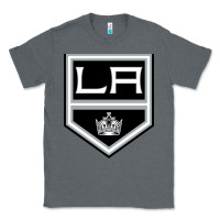 Charcoal Heather the LA kings Classic Tee - linhVisuals