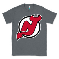 Charcoal Heather the NJ devils Classic Tee - linhVisuals