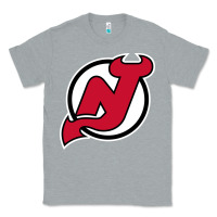 Heather Grey the NJ devils Classic Tee - linhVisuals