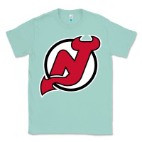 Seafoam the NJ devils Classic Tee - linhVisuals
