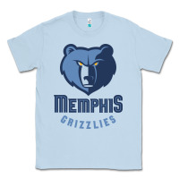 Dusty Blue memphis Classic Tee - linhVisuals