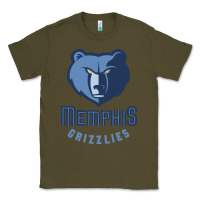Army Green memphis Classic Tee - linhVisuals