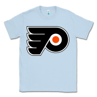 Dusty Blue the philadelphia Classic Tee - linhVisuals
