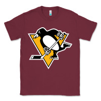 Burgundy the  penguins Classic Tee - linhVisuals