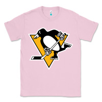 Bubblegum Pink the  penguins Classic Tee - linhVisuals