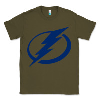 Army Green the lightning Classic Tee - linhVisuals