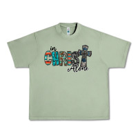 Oil Green in christ alone Urban Heavy Tee - RacoonDesign