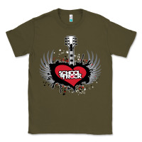 Army Green the school of rock new vector Classic Tee - linhVisuals