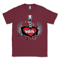 Burgundy the school of rock new vector Classic Tee - linhVisuals