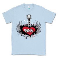Dusty Blue the school of rock new vector Classic Tee - linhVisuals