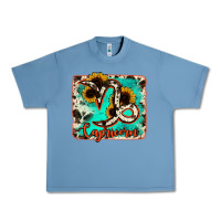 Pebble Blue capricorn turquoise cowhide Urban Heavy Tee - RanaPortraitStore