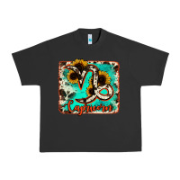 Pigment Black capricorn turquoise cowhide Urban Heavy Tee - RanaPortraitStore