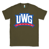 Army Green uwg wolves Classic Tee - linhVisuals