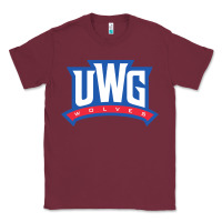 Burgundy uwg wolves Classic Tee - linhVisuals