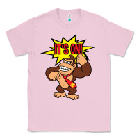 Bubblegum Pink donkey kong Classic Tee - linhVisuals