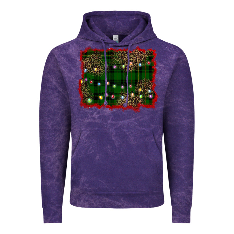 Christmas Green Plaid Background Vintage Hoodie by BarkalooDesign | Teevron