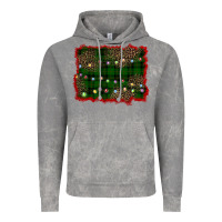 Cloud Rock christmas green plaid background Vintage Hoodie - BarkalooDesign