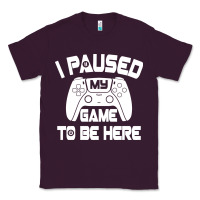 Plum i paused my game to be here Classic Tee - linhVisuals