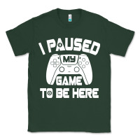 Sports Green i paused my game to be here Classic Tee - linhVisuals