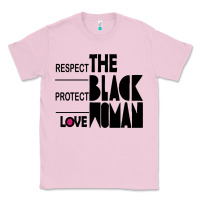 Bubblegum Pink respect protect love the black woman Classic Tee - linhVisuals