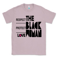Lilac respect protect love the black woman Classic Tee - linhVisuals