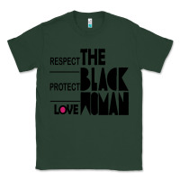 Sports Green respect protect love the black woman Classic Tee - linhVisuals