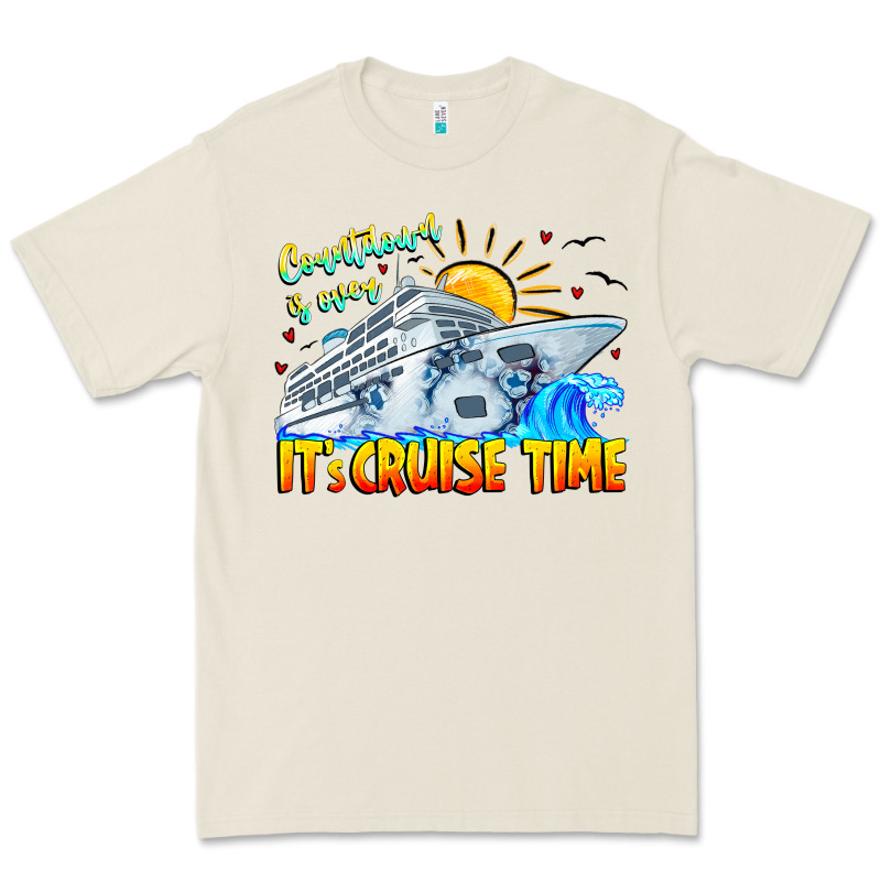 Countdown Is Over It's Cruise Time Premium Tee by CowhideDigitalArt | Teevron