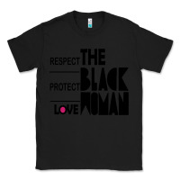 Black respect protect love the black woman Classic Tee - linhVisuals