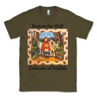 Restore The Wolf Defenders Of Wildlife Classic Tee | Teevron