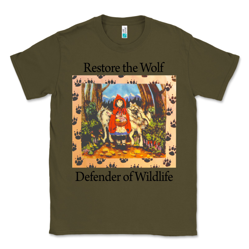 Restore The Wolf Defenders Of Wildlife Classic Tee by linhVisuals | Teevron