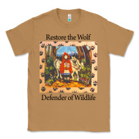 Toasted Coconut restore the wolf defenders of wildlife Classic Tee - linhVisuals